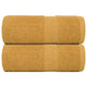 Toallitas invitadas de Vidaxl 2 st 30x50 cm 360 g m² 100% de oro de algodón