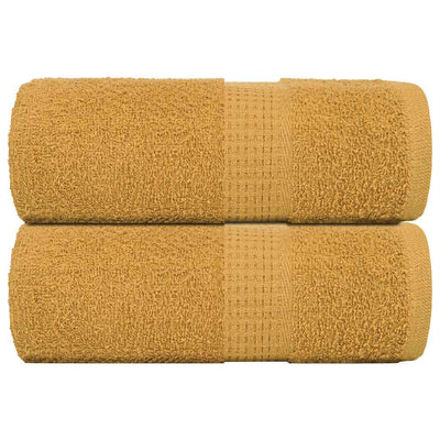 Vidaxl Guest Wipes 2 ST 30x50 cm 360 g m² 100% in oro di cotone colorato