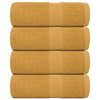 Vidaxl Guest Wipes 4 PCS 30x50 cm 360 g m² 100% in oro di cotone colorato