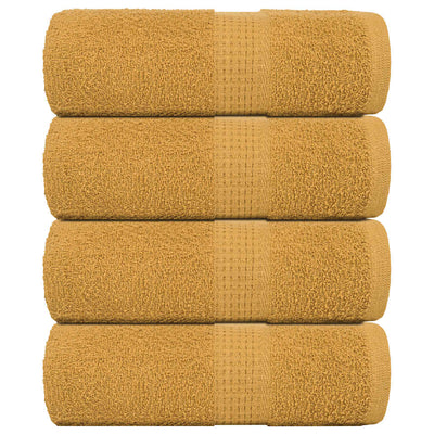 Vidaxl Guest Wipes 4 PCS 30x50 cm 360 g m² 100% in oro di cotone colorato
