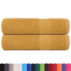 Asciugamani Vidaxl 2 ST 50x100 cm 360 g m² 100% in oro di cotone colorato