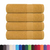 Asciugamani Vidaxl 4 ST 50x100 cm 360 g m² 100% in oro di cotone