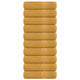 Asciugamani Vidaxl 10 ST 50x100 cm 360 g m² 100% in oro di cotone