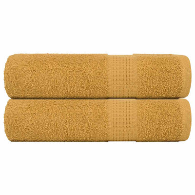Vidaxl Asciugamani per doccia 2 ST 70x140 cm 360 g m² 100% in oro di cotone