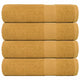 Toallas de ducha Vidaxl 4 ST 70x140cm 360 g m² 100% de oro de algodón