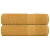 Asciugamani da bagno Vidaxl 2 pezzi 100x150 cm 360 g m² 100% di cotone colorato