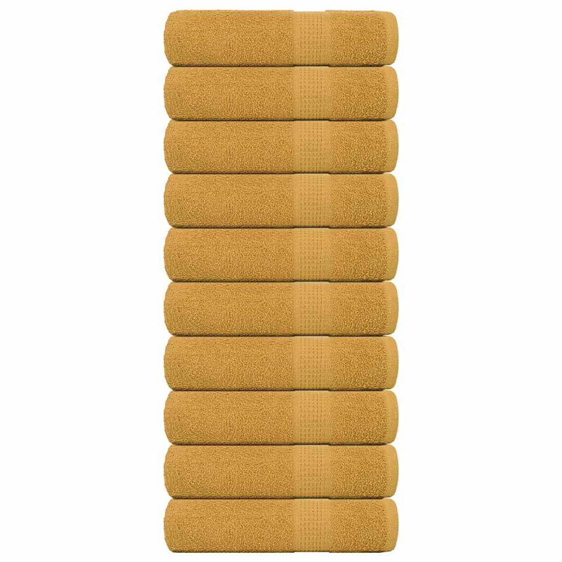 Asciugamani da bagno Vidaxl 10 pezzi 100x150 cm 360 g m² 100% di cotone colorato