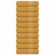 Toallas de baño Vidaxl 10 PCS 100x150 cm 360 g m² 100% de oro de algodón