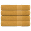 Asciugamani di sauna Vidaxl 4 ST 80x200 cm 360 g m² 100% in oro di cotone