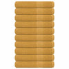 Asciugamani di sauna Vidaxl 10 ST 80x200cm 360 g m² 100% in oro di cotone