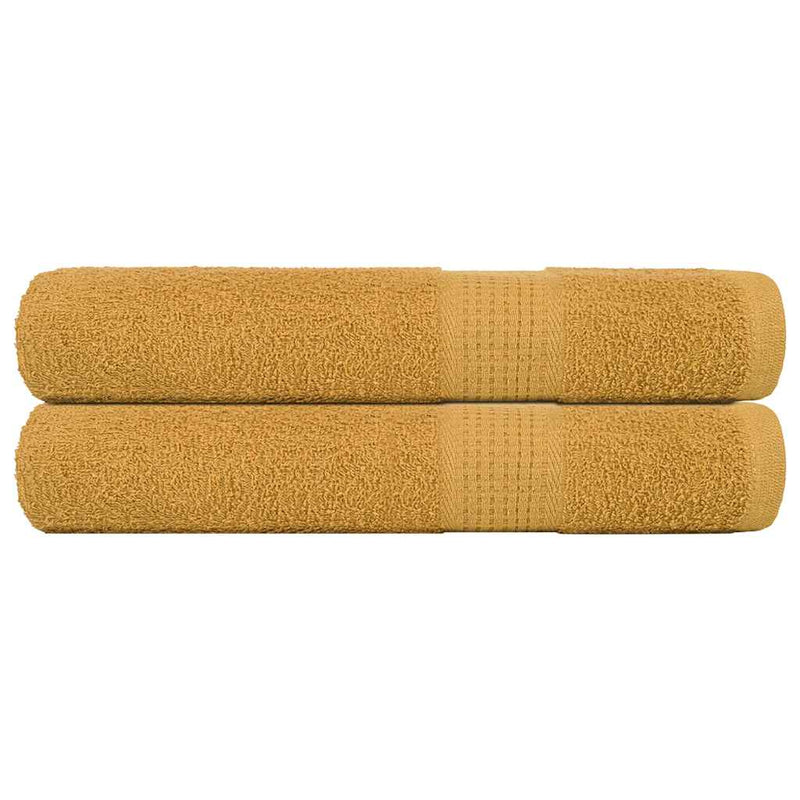 Asciugamani vidaxl 2 pezzi 100x200 cm 360 g m² 100% di cotone colorato