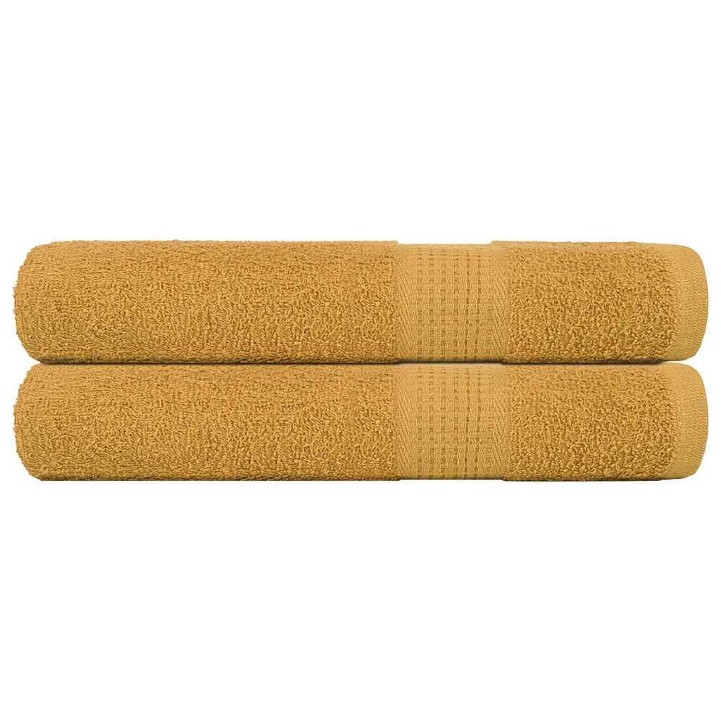 Asciugamani vidaxl 2 pezzi 100x200 cm 360 g m² 100% di cotone colorato