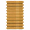 Toallas Vidaxl 10 PCS 100x200 cm 360 g m² 100% de oro de algodón