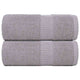 Toallitas de jabón Vidaxl 2 st 30x30 cm 360 g m² 100% de algodón gris