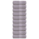 Toallitas de jabón Vidaxl 10 st 30x30 cm 360 g m² 100% de algodón gris
