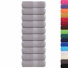 VIDAXL SALPA DI SPACHE 10 ST 30x30 cm 360 g m² 100% di cotone grigio