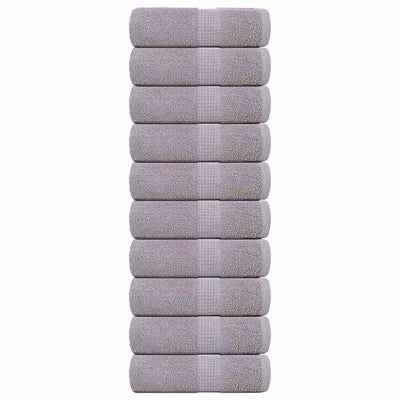 Vidaxl gastendoekjes frogn 10 st 30x50 cm 360 g m² grijs