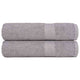 Toallas Vidaxl 2 st 50x100 cm 360 g m² 100% de algodón gris