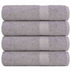 Asciugamani Vidaxl 4 ST 50x100 cm 360 g m² 100% di cotone grigio