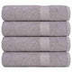 Toallas Vidaxl 4 ST 50x100 cm 360 g m² 100% de algodón gris