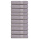 Toallas Vidaxl 10 st 50x100 cm 360 g m² 100% de algodón gris