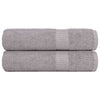 Vidaxl badhanddoeken frogn 2 st 100x150 cm 360 g m² grijs