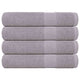Toallas de sauna Vidaxl 4 st 80x200 cm 360 g m² 100% de algodón gris