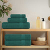 VIDAXL GUEST SCARICHE 2 ST 30x50 cm 360 g m² 100% di cotone verde