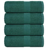 Vidaxl Guest Wipes 4 St 30x50 cm 360 g m² 100% di cotone verde