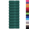 Vidaxl Guest Wipes 10 pezzi 30x50 cm 360 g m² 100% di cotone verde