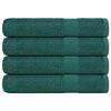 Asciugamani Vidaxl 4 ST 100x200 cm 360 g m² 100% di cotone verde
