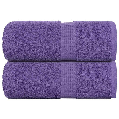 Toallitas de jabón Vidaxl 2 st 30x30 cm 360 g m² 100% de algodón morado