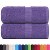 Vidaxl washandjes frogn 2 st 30x30 cm 360 g m² paars
