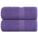 Toallitas invitadas de Vidaxl 2 pcs 30x50 cm 360 g m² 100% de algodón morado