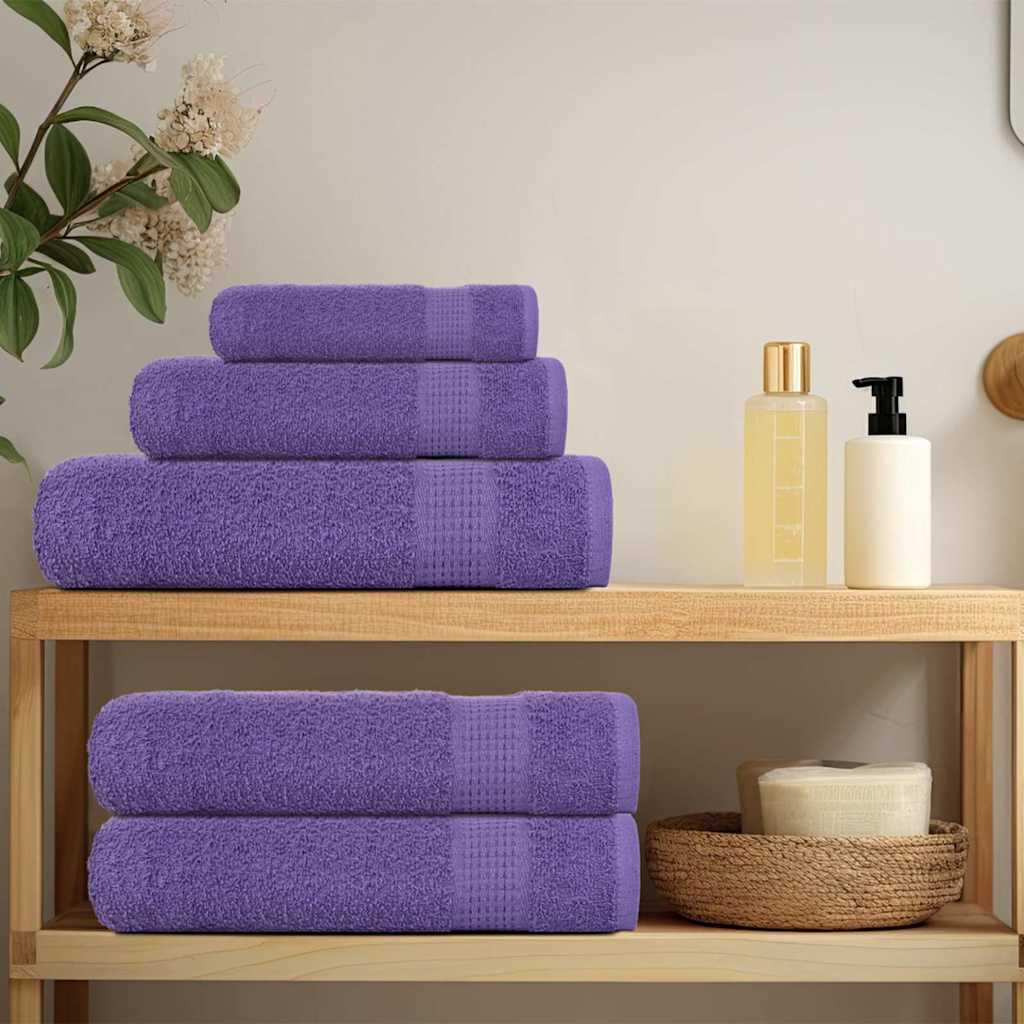 VIDAXL GUEST SCARICHE 4 ST 30x50 cm 360 g m² 100% di cotone viola