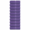 Toallitas invitadas de Vidaxl 10 PCS 30x50 cm 360 g m² 100% de algodón morado