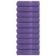 Toallas de ducha Vidaxl 10 st 70x140 cm 360 g m² 100% de algodón morado