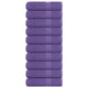 Toallas de baño de Vidaxl 10 PCS 100x150 cm 360 g m² 100% de algodón morado