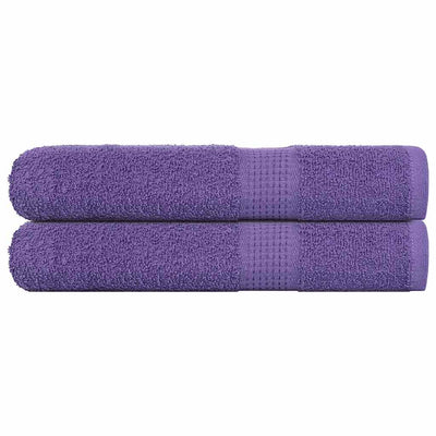 Vidaxl saunahanddoeken frogn 2 st 80x200 cm 360 g m² paars