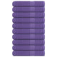 Toallas de sauna Vidaxl 10 st 80x200 cm 360 g m² 100% de algodón morado