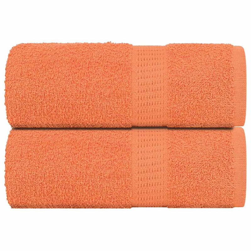 VIDAXL SALPES SPAINE 2 ST 30x30 cm 360 g m² 100% Cotone Arancione
