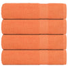 Asciugamani Vidaxl 4 ST 50x100 cm 360 g m² 100% cotone arancione