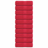 Vidaxl gastendoekjes frogn 10 st 30x50 cm 360 g m² rood
