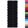 VIDAXL SALATURA DI SPAINS 10 ST 30x30 cm 360 g m² 100% di cotone nero