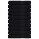 Toallas Vidaxl 10 pcs 100x200 cm 360 g m² 100% de algodón negro