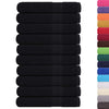 Toallas Vidaxl 10 pcs 100x200 cm 360 g m² 100% de algodón negro
