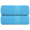 VIDAXL SALOPE DI SPAINE 2 ST 30x30 cm 360 g m² 100% di cotone turchese