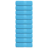 Toallitas de jabón Vidaxl 10 st 30x30 cm 360 g m² 100% de algodón turquesa