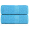Vidaxl Guest Wipes 2 St 30x50 cm 360 g m² 100% di cotone turchese