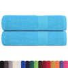 Vidaxl handdoeken frogn 2 st 50x100 cm 360 g m² turquoise